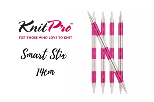 KnitPro Smartstix Double Pointu Aiguilles 14cm, 2mm-8mm