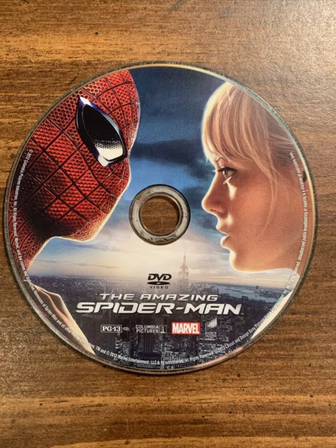 The Amazing Spider-Man DVD 2012 Emma Stone Andrew Garfield Disc Only Ships Free