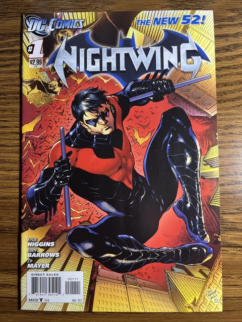 Nightwing 1 Nm Debut New Costume 1St App Of Saiko ￼Dc Comics 2011