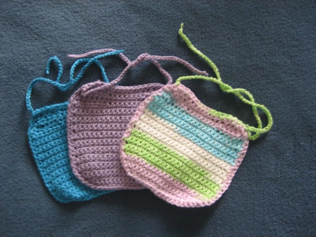 Baby Bibs Set of 3, Baby Shower Gift Set, Cotton Baby Bibs