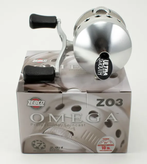 Zebco Omega Pro ZO3 Spincast Reel – ZO3PRO – Anglers Paradise Reel