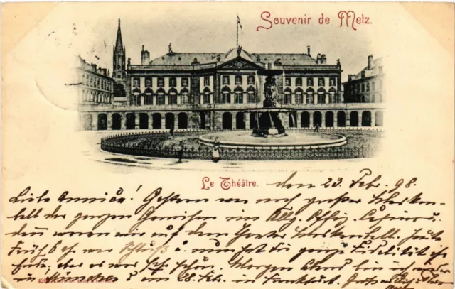 CPA AK Souvenir de METZ - Le Theatre (455331)
