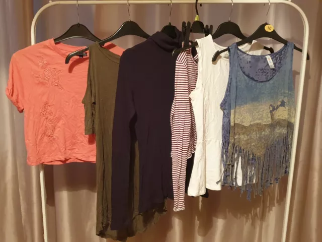 6 X Ladies Joblot Bundle Tops Size 8 Topshop Dorothy Perkins Morr