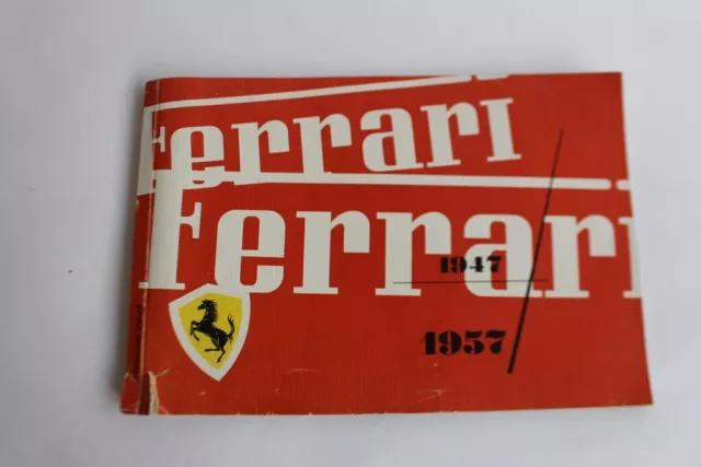 FERRARI Gino Rancati annuel 1947 - 1957 automobiles de courses (34778)