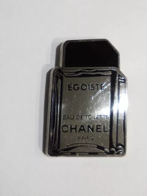 Pin's Parfum Luxe Paris Chanel Égoïste Argent