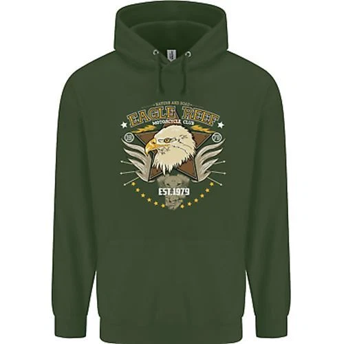 Felpa con cappuccio Eagle Reef Moto Moto Biker Bambini Bambini 7