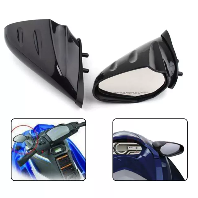 Rearview Mirror Pair UTV Black Fit For Yamaha WaveRunner VX Cruiser 2010-2014