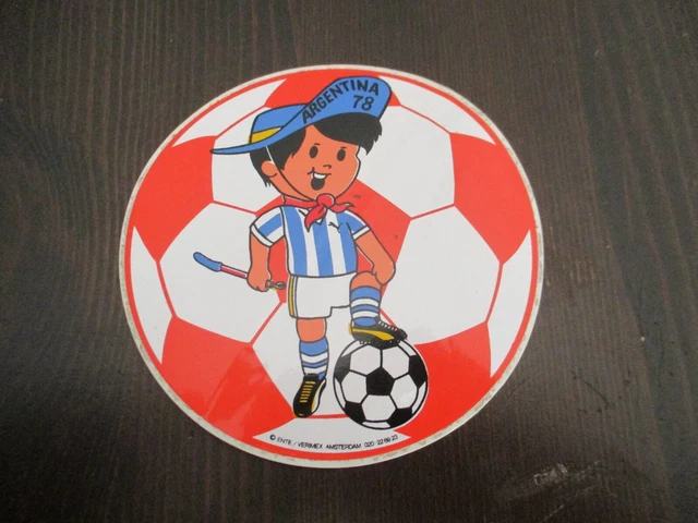Autocollant Ballon Foot Argentine coupe du monde