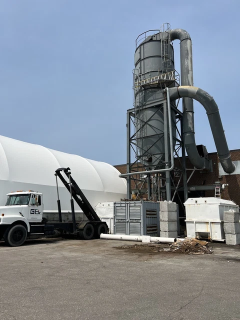 Dust Collector 35,000 CFM Automatic Double Bin Unloading Syste