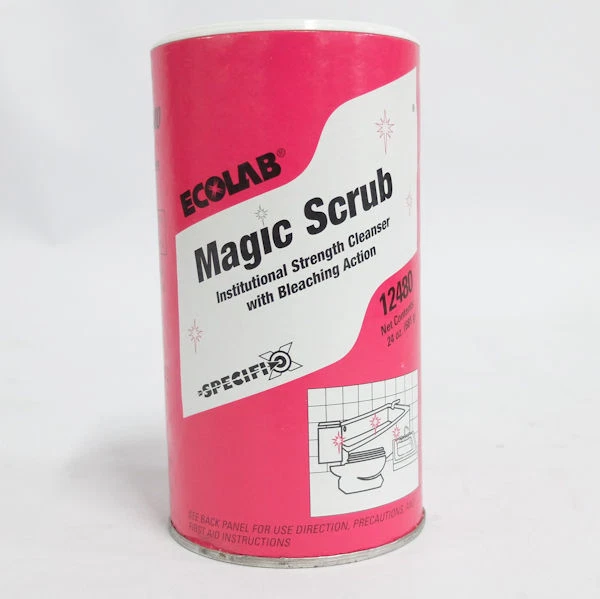 Ecolab Magic Scrub Powder Cleaner 24 oz - Case of 16