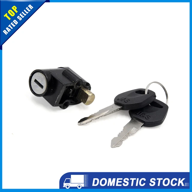 PACK OF 1 For Suzuki GN125 Black Motorcycle Motorbike Steering Lock