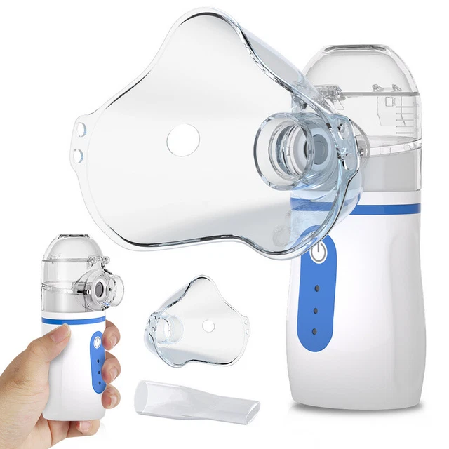 Inhalator Inhaliergerät Kindmaske Husten Vernebler USB für Erwachsene Kinder