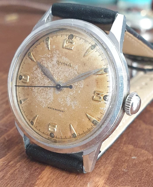 Montre Ancienne Mécanique Thales - Mouvement Suisse FEF-130 - Pour Collection Ou Horloger