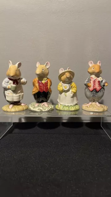 Four Royal Doulton Brambly Hedge Figurines