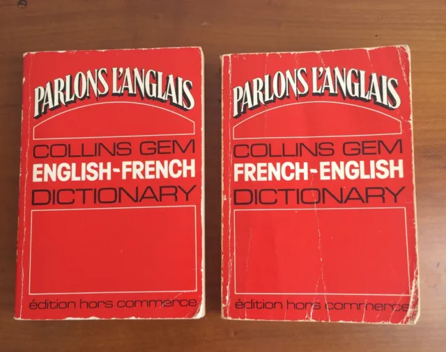 Lot de 2 Dictionnaires de poche : Français-Anglais et Anglais-Français