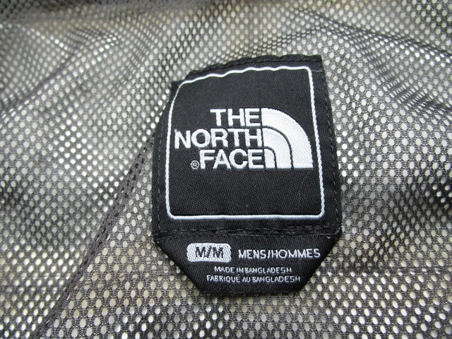 The North Face Mens Lowland Jacket Hyvent Waterproof Rain Coat M Grey Resolve 10