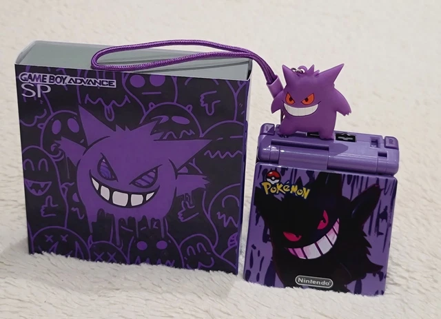NINTENDO GAME BOY Advance SP Gengar Pokemon V5 IPS Screen Retro Gameboy ...