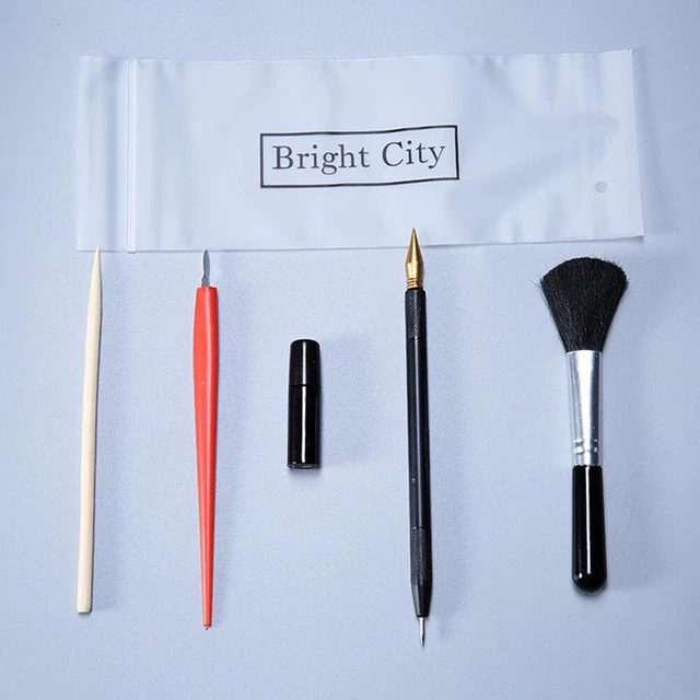 Scraper Pen Tools Kids' Crafts Multiple-Uses Small Scraper Wooden Stylus