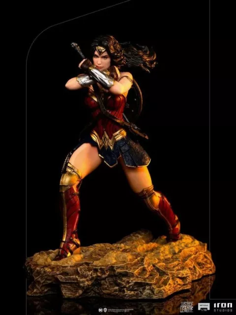 DC COMICS - Zack Snyder's Justice League - Wonder Woman 1/10 Statue Iron Studios 3