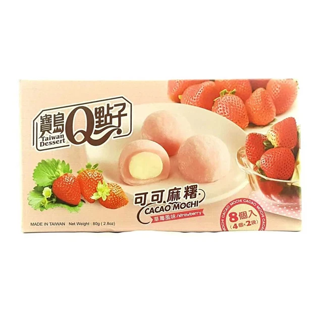 Mochi alla fragola dolci di riso 80 gr