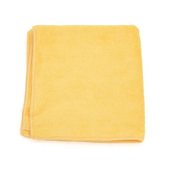 Premium Microfiber Towel, 16 Inch X 16 Inch, Gold, 12/ Pack