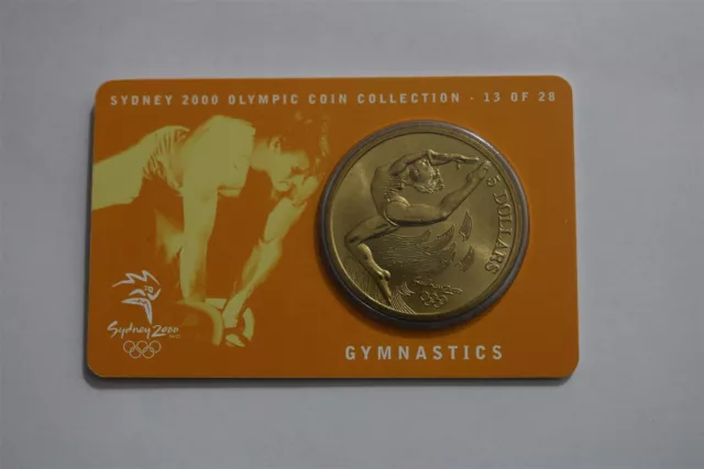 🧭 🇦🇺 Australia 5 Dollars 2000 Gymnastics Sydney Olympics B62 #14