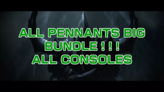 Diablo 3 Bundle All Pennants Big - Tutte Le Console! ! ! - 20 Articoli