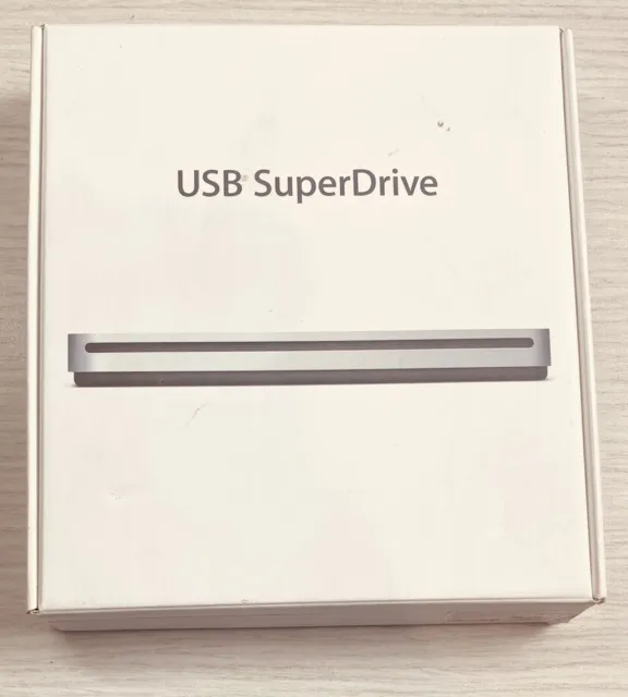 Apple USB Superdrive CD Drive MD564ZM/A In Good Condition 3346