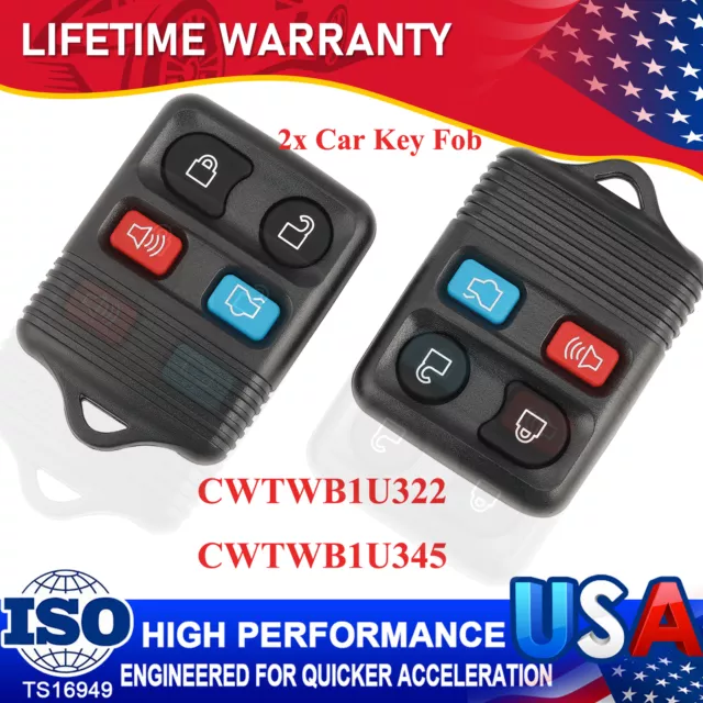 MPC 4-Button Remote Starter for 2011-2014 Ford F-150 T-Harness Includes (2)  Extended Range Remotes Up to 3，000 ft Firmware Preloaded 新品未開封 