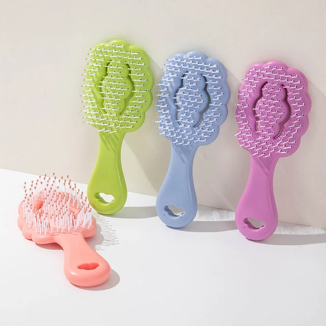 Cute Cloud Hollow Out Hair Brush Scalp Massage Combs Hair Styling Detangler Wa