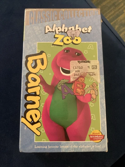 BARNEY ALPHABET ZOO VHS 2000 Classic Collection * SEALED NEW * $45.07 ...