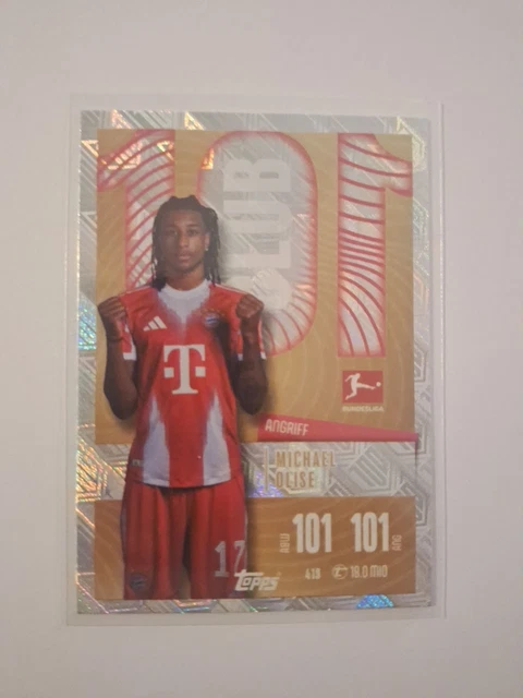 Carte Topps Total Football Michael Olise /75 - Bayern Munich 2024