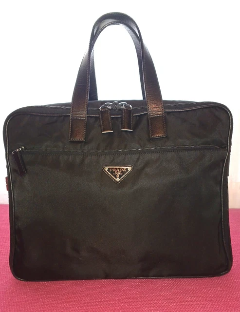 PRADA Sacca da viaggio in Nylon e Pelle