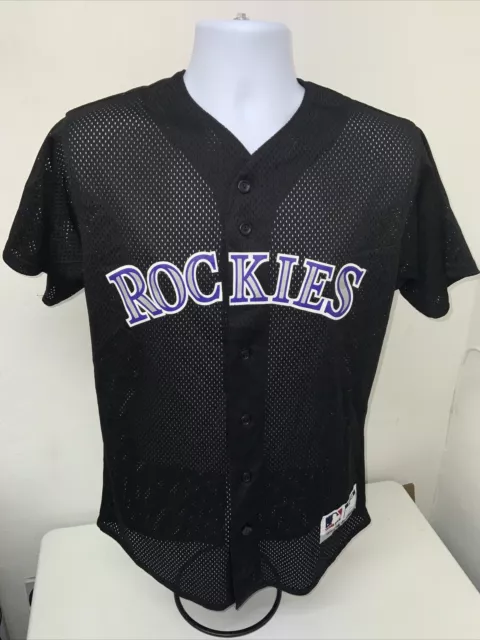 Vintage MLB Colorado Rockies Grant #5 Majestic Baseball Jersey Adult Size Small