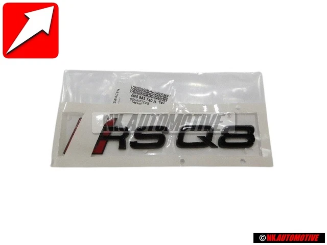 AUDI ORIGINAL RSQ8 Arrière Embleme Monogramme Logo Noir Rouge ...