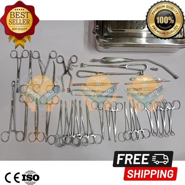 Tracheostomy Surgical Surgery Orthopedic Instruments 32 PCs Set