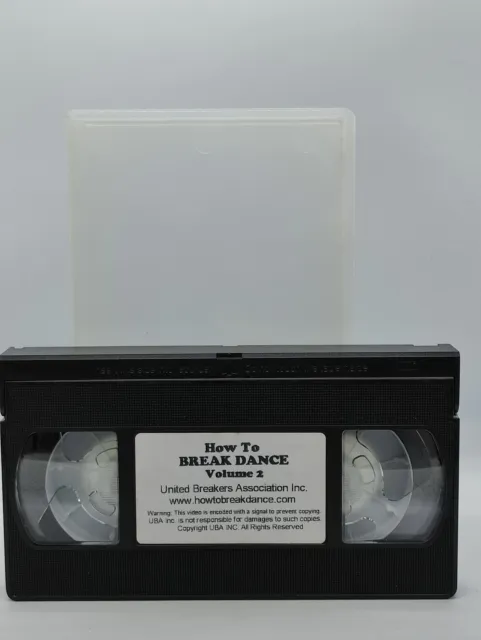 How to Break Dance Volume 2 On VHS Video Cassette Tape [Plain Box]