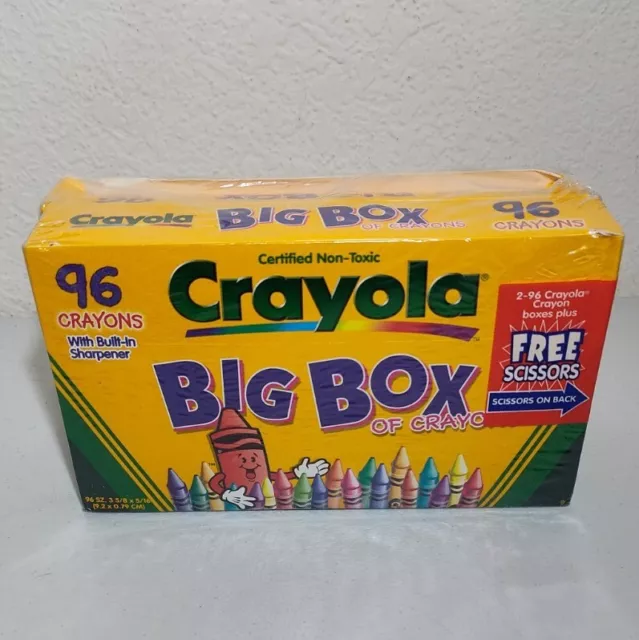 1994 Crayola Big Box Crayons Sharpener Sega Gaming Advertising VTG  INCOMPLETE