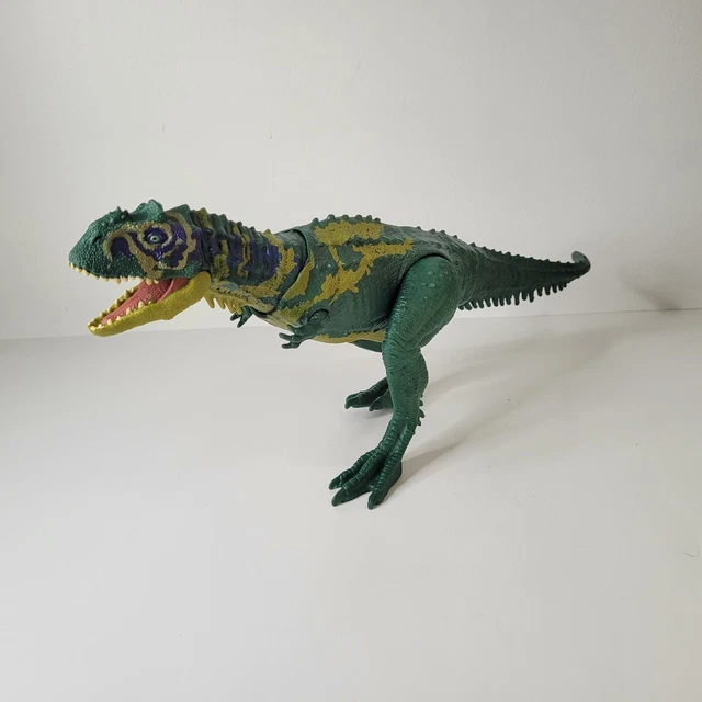 JURASSIC WORLD PRIMAL Attack Sound Strike MAJUNGASAURUS Figure Mattel ...