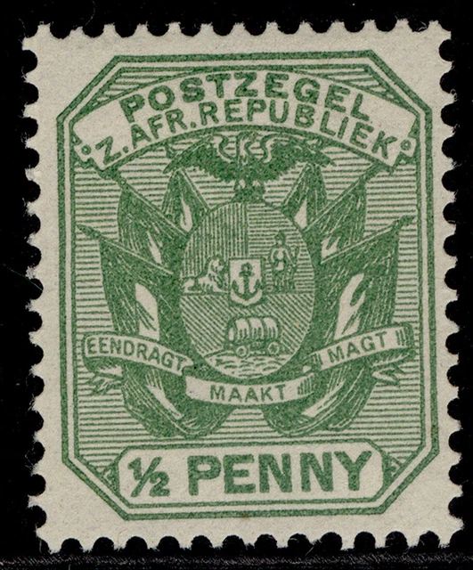 SOUTH AFRICA - Transvaal QV SG216, ½d green, M MINT.