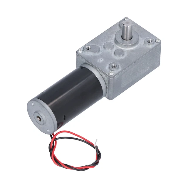 GW370 1-250 RPM 12V 10RPM 120 RPM Motore Ad Ingranaggi Turbo Worm - Foto 8