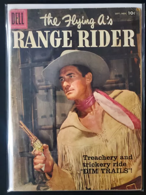 The Flying A's Range Rider #19 Dell 1957 GD/VG Book