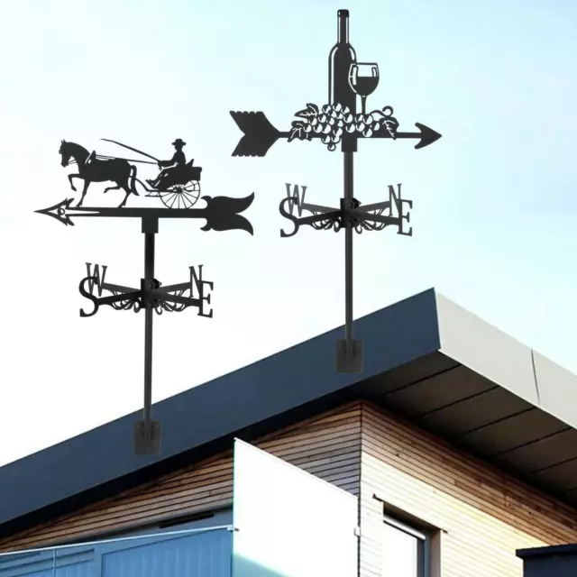 INDICATEUR DE GIROUETTE Montage sur le toit Direction du vent Coq  Modélisation EUR 31,36 - PicClick FR