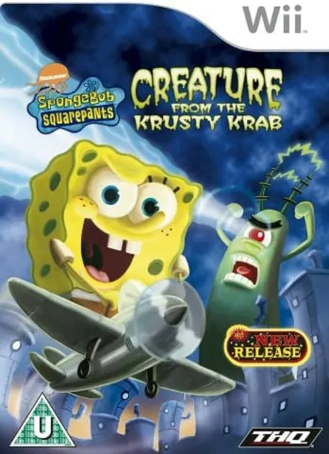 Spongebob Squarepants Creature From The Krusty Krab Wii Game NEW Sealed UK