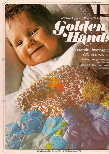 Golden Hands Craft Magazine Part 17 Retro Crochet Knitting Patterns Vintage 1970