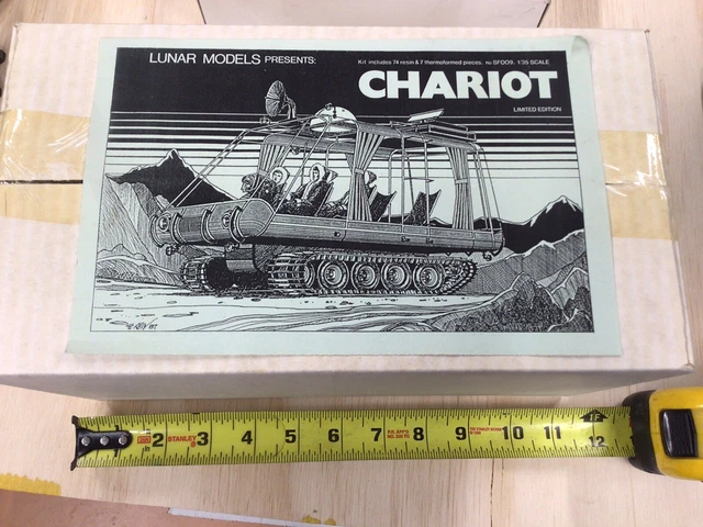 RARE 1/35 LUNAR MODELS CHARIOT from LOST IN SPACE. Sealed Resin Kit. RARE 1/35 LUNAR MODELS CHARIOT from LOST IN SPACE. Sealed Resin Kit.