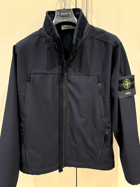 BNWT STONE ISLAND Soft Shell Jacket R.dye XL 295.00 PicClick UK
