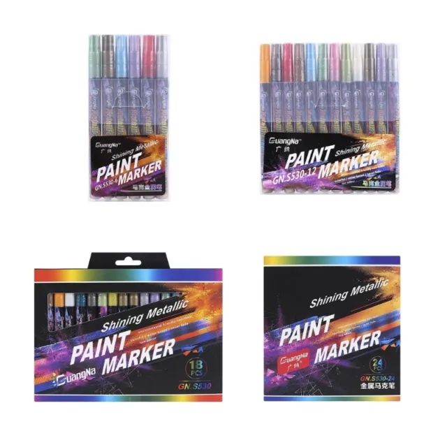 Colored Marker Pens Set Manga Drawing Sketch Art Supplies Stationery  Lettering 