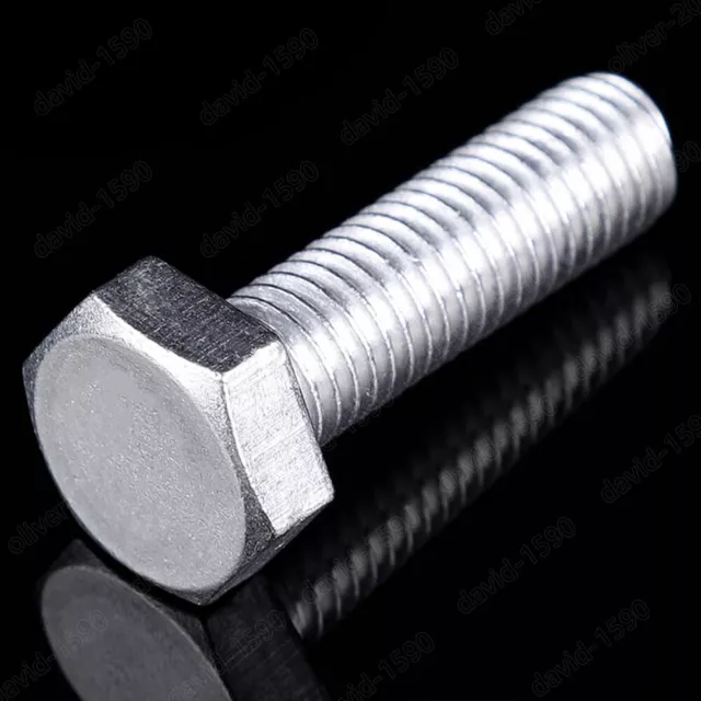 Aluminum Alloy 6061 Hexagon Bolts Hex Head Cap Screws M4 M5 M6 M8 M10 M12 M16 2