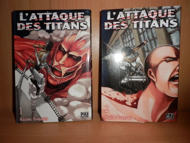 [MANGA] L'ATTAQUE DES titans (Tomes 1 et 2) EUR 5,40 - PicClick FR